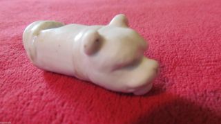 Antique,  Late Georgian,  Early Victorian Porcelain Hunting Whistle,  Dogs Head, photo