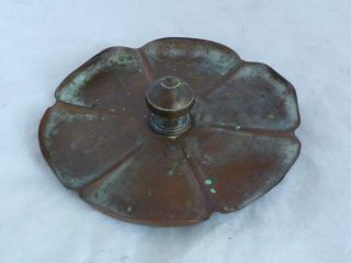 Rare Was Benson Oil Lamp Copper Smoke Bell photo