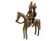 Antique Rare African Tribal Dogon Cast Bronze Horse Riding Duo Sculptures & Statues photo 1