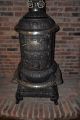 Antique Palace Oak Parlor Cylinder Wood/coal Stove Stoves photo 1