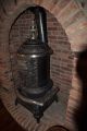 Antique Palace Oak Parlor Cylinder Wood/coal Stove Stoves photo 3