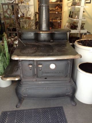 Antique Barstow Wood Cook Stove Kitchen Model Grand photo