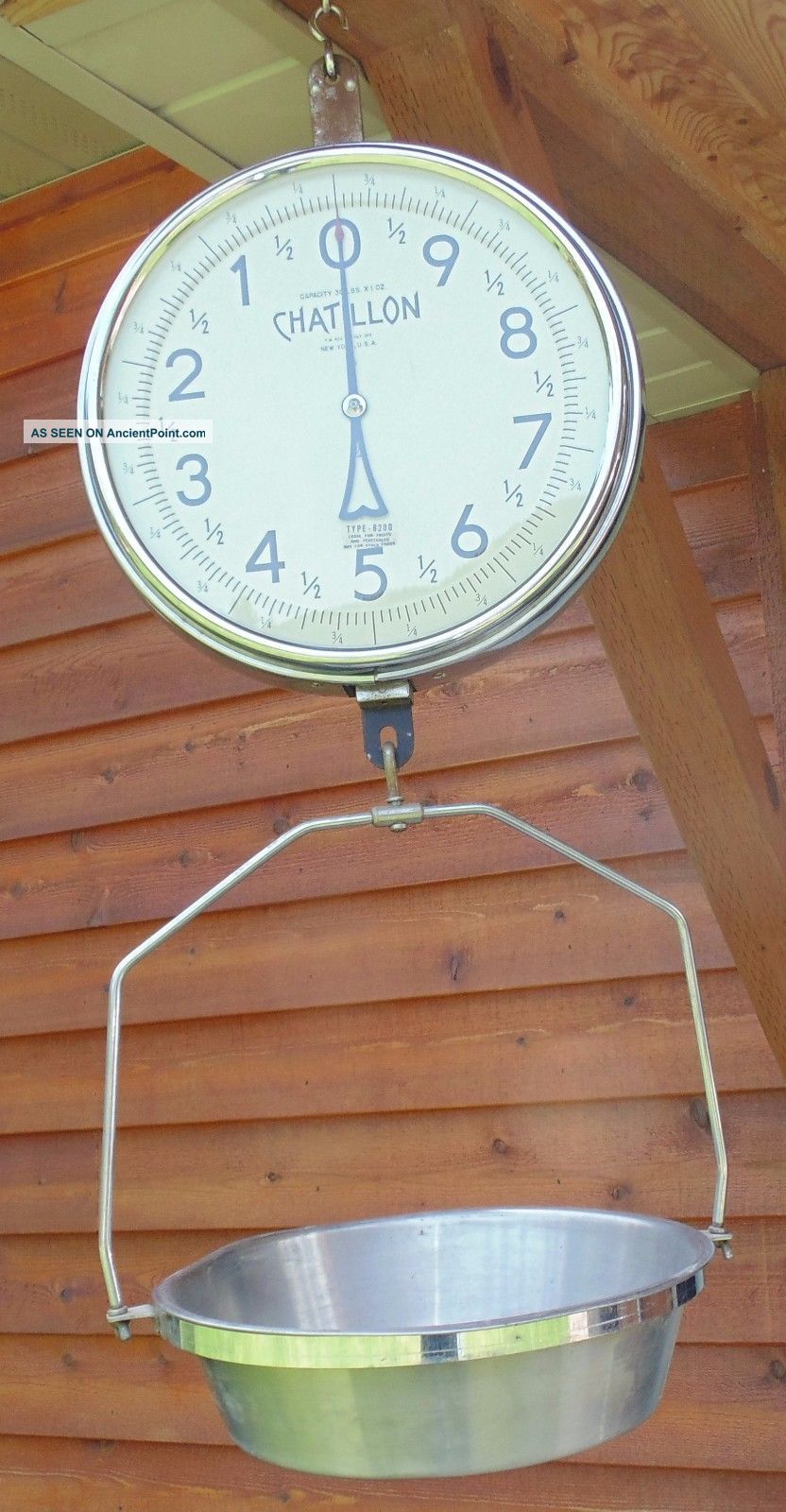 Chatillon Hanging Produce Scale (double - Sided) 30 Lb Capacity Made In Usa - 8200 Scales photo