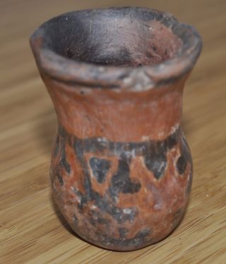 Small Pre - Columbian Pottery Vessel From Bolivian Highlands photo