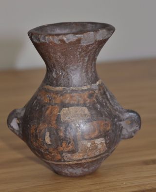 Pre - Columbian Pottery Vessel From Bolivian Highlands photo