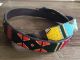Mens Vintage African Maasai Beaded Belt Hand Crafted Leather 42 - 46 