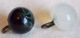 Two Fabulous Antique Paperweight Glass Victorian Estate Button Charm String Buttons photo 1
