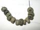 Pre - Columbian,  Mexico 12 Bi - Conical Stone Beads All Approx 12mm X 5mm 1e The Americas photo 1