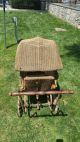 Antique Vg Heywood Wakefield Rattan Wicker Baby Pram Carriage Buggy Baby Carriages & Buggies photo 3