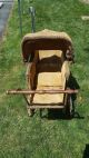 Antique Vg Heywood Wakefield Rattan Wicker Baby Pram Carriage Buggy Baby Carriages & Buggies photo 4