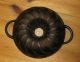Very Old And Fine Small Antique Cast Iron Bundt Pan Germany 2333 G Other Antique Home & Hearth photo 2