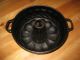 Very Rare Old Antique Cast Iron Bundt Pan Germany 3293 G Marked Other Antique Home & Hearth photo 4