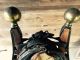 Antique Leather & Wood Mule Horse Yolk Collar Harness With Mirror Scales photo 5