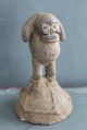Bulu Monkey Figure Dwarf God Fired Clay Material Other African Antiques photo 1