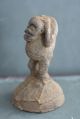 Bulu Monkey Figure Dwarf God Fired Clay Material Other African Antiques photo 4