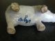 Vintage/antique Porcelain Hippo Animal Figurine,  Marked But Dont Know Mark. African photo 4