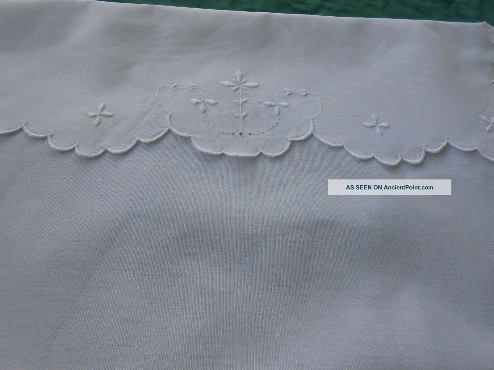 Authentic Victorian Baby Carraige Cover,  White Work Hand Embroidery Baby Carriages & Buggies photo