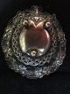 Antique English Silver Ornate And Pretty Pin/trinket Dish Hallmark Chester 1908 Other Antique Sterling Silver photo 8