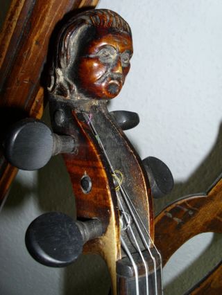 Fine Old German Violin With Carved Head - Jacobus Stainer Model photo