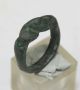 Ancient Viking.  Twisted Bronze Ring.  You Can Use. Viking photo 2