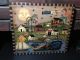 Ooak,  England Primitive Folk Art Uncle Sam Whale Watch Village Painting Primitives photo 7