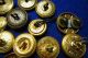 Antique Military Buttons Navy Cadet Gaunt Paris Shaw Patterson Extra Rich Gilt Buttons photo 9