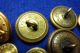 Antique Military Buttons Navy Cadet Gaunt Paris Shaw Patterson Extra Rich Gilt Buttons photo 10