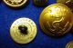 Antique Military Buttons Navy Cadet Gaunt Paris Shaw Patterson Extra Rich Gilt Buttons photo 4