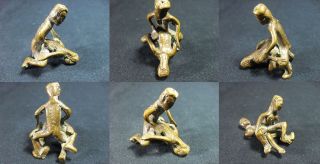 E - Pher & I - Ngang Magic Love Thai Amulet Powerful Attraction Charm Brass 3 photo