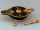 Rare Christofle Bronze Lamp Empire Candle Stick Dark Patina Signed Dinanderie Metalware photo 1