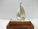 The Silver950 Sailboat Of The Most Wonderful Japan.  Japanese Antique. Other Antique Sterling Silver photo 1