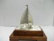 The Silver950 Sailboat Of The Most Wonderful Japan.  Japanese Antique. Other Antique Sterling Silver photo 3