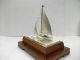 The Silver950 Sailboat Of The Most Wonderful Japan.  Japanese Antique. Other Antique Sterling Silver photo 4