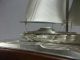 The Silver950 Sailboat Of The Most Wonderful Japan.  Japanese Antique. Other Antique Sterling Silver photo 6
