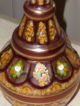 Hand Painted Bohemian Style Glass Decanter Persian / Islamic Middle East photo 3