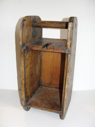 Antique Primitive Wooden Miner ' S Dynamite Box photo