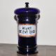 Rare Antique Cobalt Blue Apothecary Jar For Uva Ursi Leaves Bottles & Jars photo 2