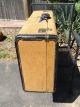 Antique Winship Luggage Boston Mass Canvas & Leather Suitcase Trunk With Old Key 1900-1950 photo 4