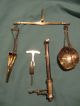 Antique Balance Beam Scale Apothecary Gold Portable W/ Box Drawer & Weights Nr Scales photo 8