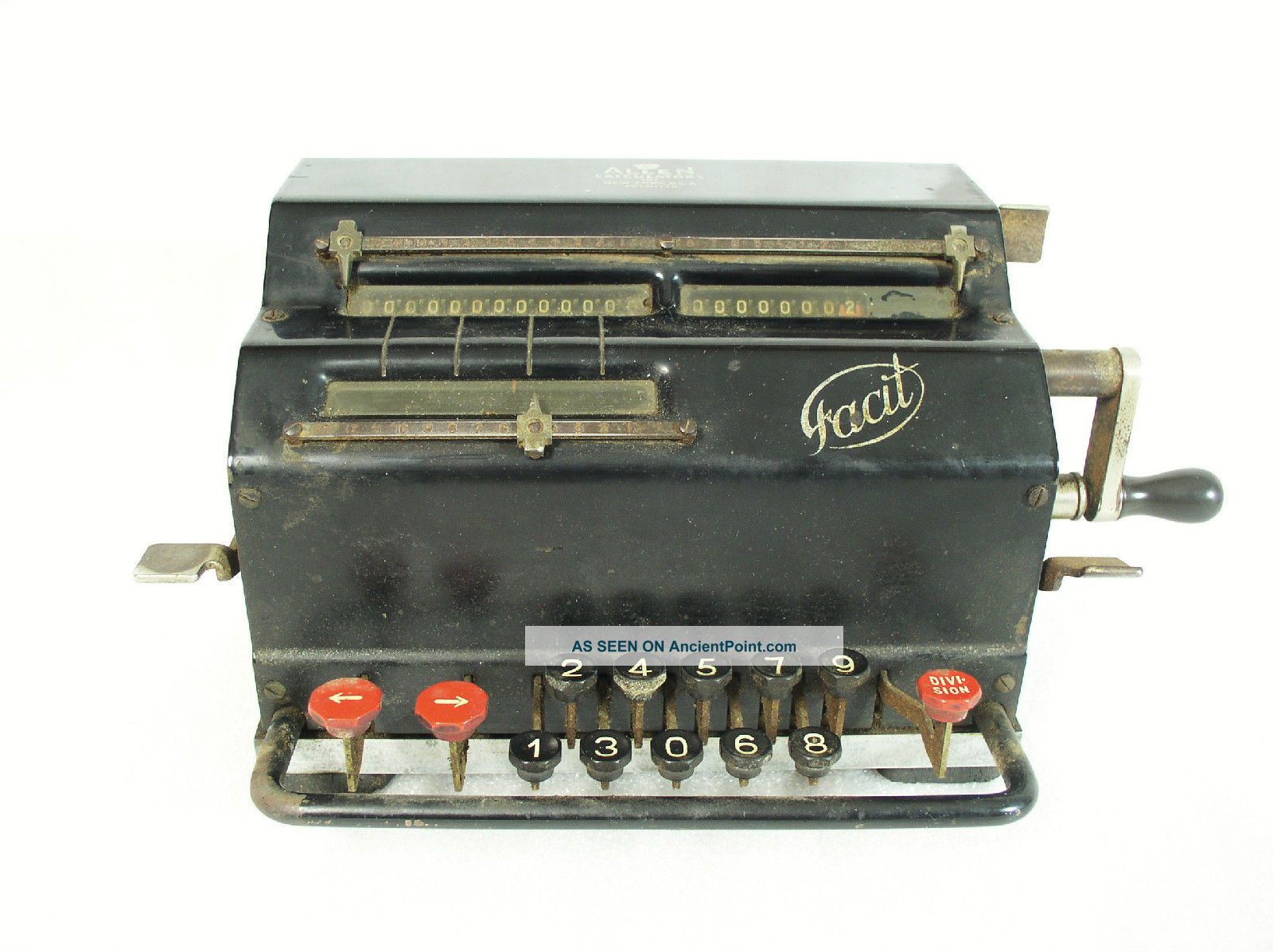 Circa 1932 Facit Mechanical Pinwheel Calculator Made In Sweden Cash Register, Adding Machines photo