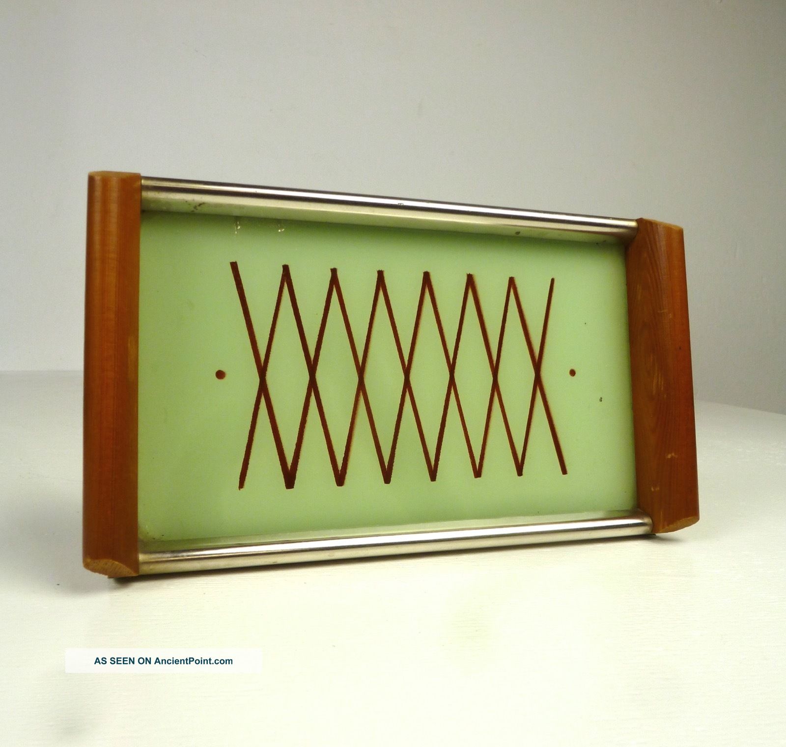 Bauhaus Cocktail Serving Tray Art Deco Marquetry 1930 Salver Art Deco photo