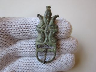Absolutely Rare Ancient Bronze Roman Military - Legionnaires Belt Buckle photo