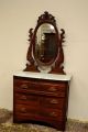 1800 ' S Antique Victorian Renaissance Walnut Dresser Dressing Table Vanity 1800-1899 photo 1