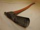 Ship/carpenter Adze W/handle,  Smithy Made,  Scotch Style. Other Maritime Antiques photo 1