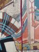Japanese Woodblock Print Utagawa Toyokuni Kabuki Play Edo Prints photo 4