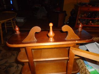 Primitive Small Curio Cabinet With Door On The Front photo