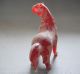 Chinese Ancient Peking Glass Hand - Carved The Horse Statue A073 Other Antique Chinese Statues photo 1