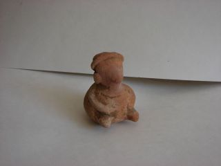 Pre Columbian Chinesco Round ' Faceless ' Figure photo