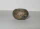 Pre - Columbian,  Mexico - Bi - Conical Brown Green Stone Bead 14 X 10mm C4 The Americas photo 2