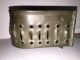 Antique 19c Heart Shaped Cheese Mold - Strainer - Designed Rare Mould Handle - 3 Feet Primitives photo 3